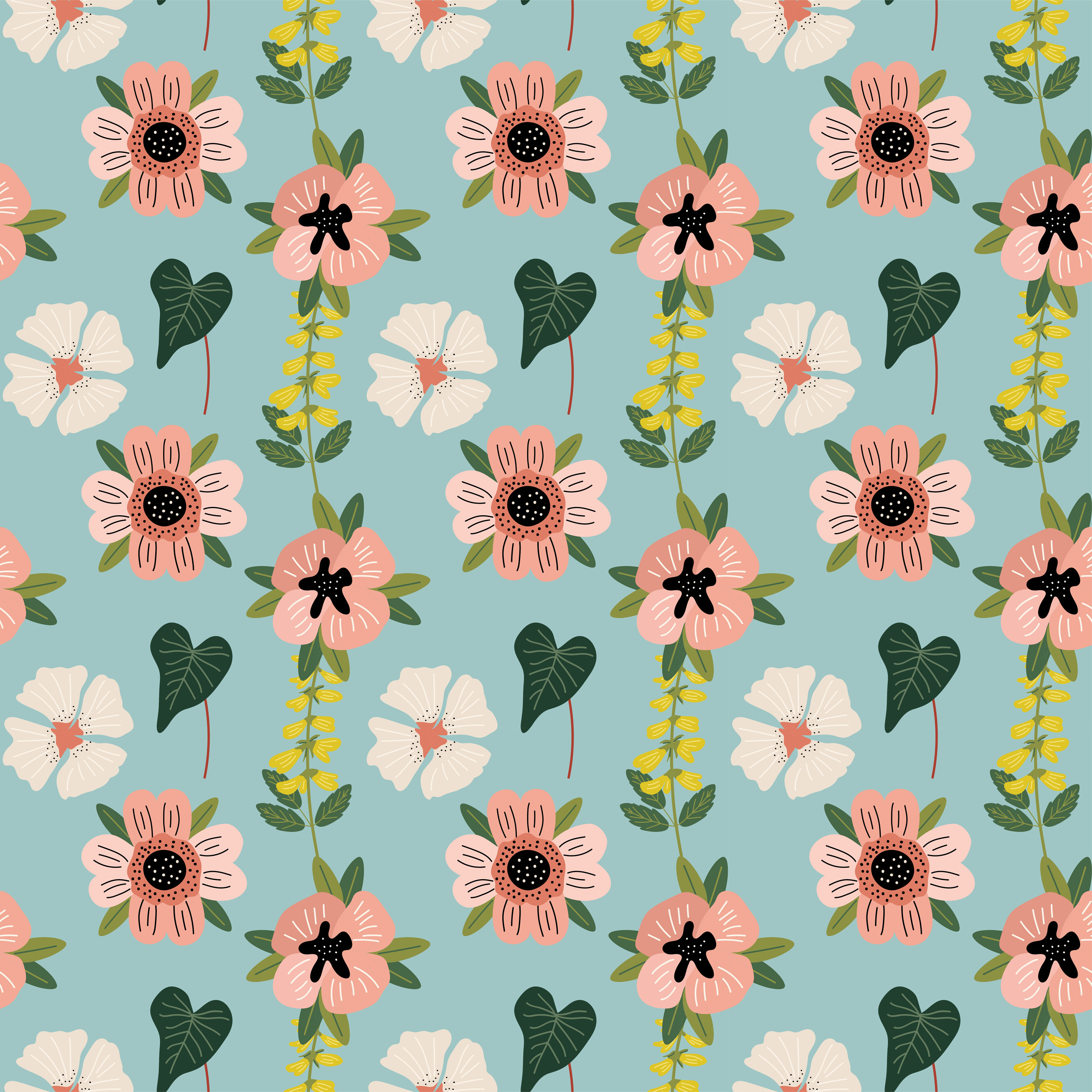 Floral Pattern Background